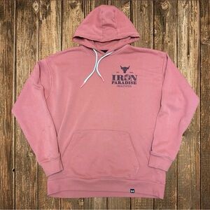 Under Armour Project Rock Iron Paradise Terry Hoodie Size Large Mens